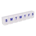 OEM 7 Days Pill Storage Cases Easy Open Transparent Pill Box For Travel