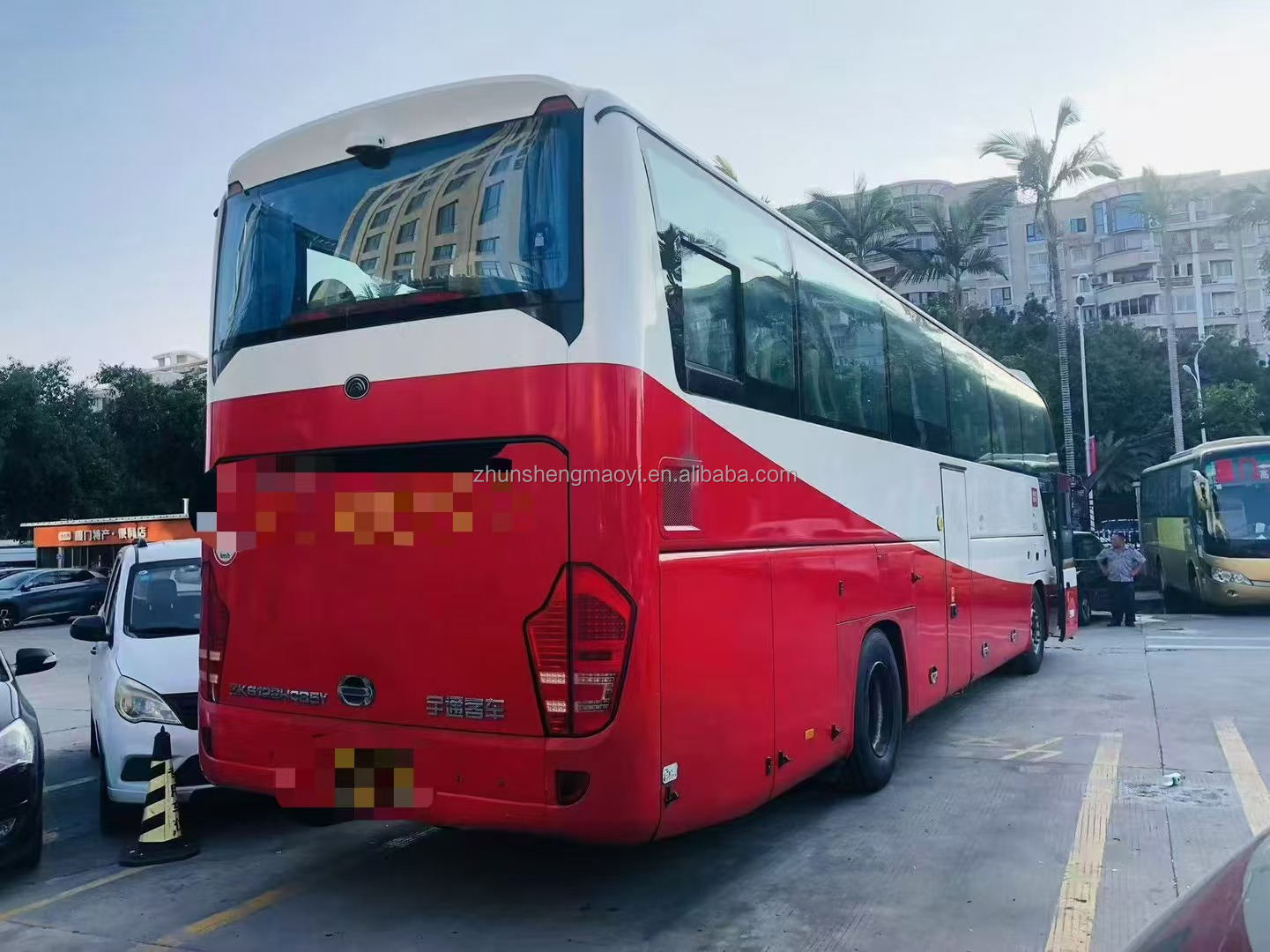 Used ZK6122 Bus with WP12 Diesel Engine and Manual Transmission Euro 4 Emission Standard