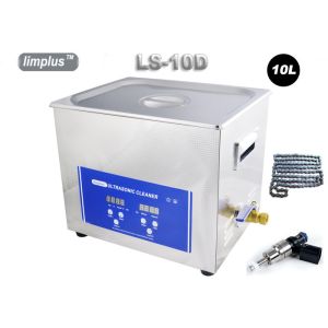 Limplus Bicycle Chain Injector Table Top Ultrasonic Cleaner With Heater , 10