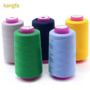 China 3000 Yards Black Sewing Thread 2 Pack 100% Polyester Spools for Knitting and Handmade Products MERCERIZED factory