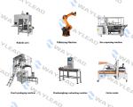 Automatic Bread Packaging Line PLC Control 35-150 Bags/Min Capacity