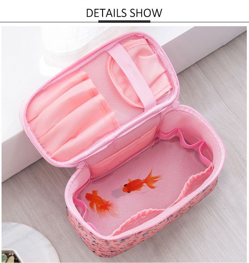 Bulk Large Waterproof Oxford OEM Cosmetic Bag With Logo Custom