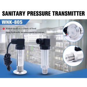 High Temperature Flush Diaphragm Pressure Transmitter For Sanitary Application