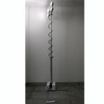 3.8m vehicle roof mount pneumatic telescopic mast light tower for fire tenders