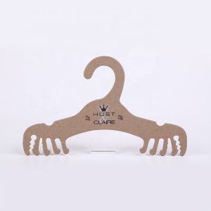 China Glossy Printing Laser Engraving Cardboard Underwear Hangers with Customizable Size factory