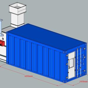 China Convenient Spray Painting Mobile Container Spray Booth Garage Spray Booth For Repairs factory