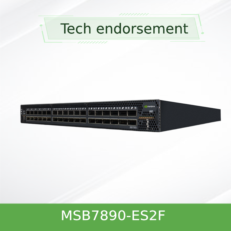 China 36p Externally Managed EDR 100Gb/S Smart Mellanox network Infiniband Switch MSB7890-ES2F Non-Blocking on sale