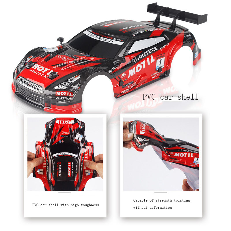 Speed Racing 2.4G Race Car Model Plastic Remote Control Drift Car for Children GTR