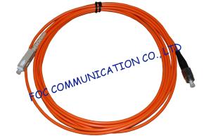 China Multi Mode LSZH Jacket Fiber Optic Ethernet Cable SC-FC Connector factory