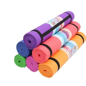 China PVC Yoga Mat 4MM 6MM 8MM Ecofriendly Yoga Mat Yoga Exercise Equipment factory
