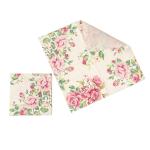 Pink Floral Baby Shower Afternoon Tea Disposable Paper Tableware