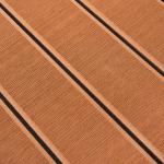 Anti UV 3000 Hours Brushed 55 Degree EVA Foam Teak Sheet