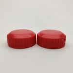 Red Ribbed Closure 32mm Double Wall Cap With Screw Lock