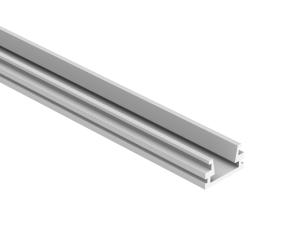 China 6063 T5 LED Strip Aluminium Profile With Clear Cover Housing Channel factory