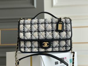 China Medium 2WAY Custom Branded Bags Calfskin Women Chanel Flap Bag factory