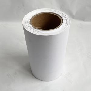 China Strong Aluminum Coated Art Paper Label With 140G Silicone Liner Hot Melt Glue factory