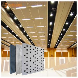 China Decorative White Metal Wall Ceiling Panels Suspended Aluminum / Aluminium Perforated Ceiling factory