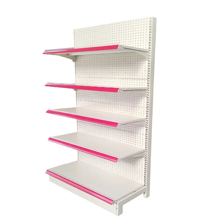 Xingye Factory Custom Size Color retail store hole backboard supermarket shelf