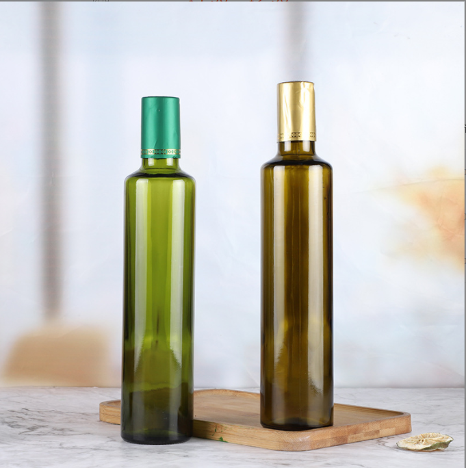 Olive Oil Empty 100ml 250ml 500ml 750ml 1L Clear Square Glass Bottle With Lid