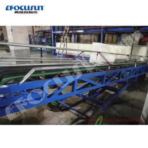 10ton Ice Storage Capacity Mobile Containerized Block Ice Maker Machine for