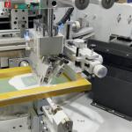 Dia 8-25MM Three Color Screen Printing Machine For Cosmetic Pen Barrels Eyeliner