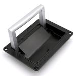 Industrial Zinc Alloy Tool Box Chest Handles Black Spray Coating