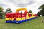 Commercial Giant Inflatable Obstacle Courses Bouncer Races Sport Game Sales
