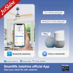 Hanging 50hz Color Changing Ceiling Fan With Light And Remote