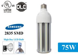 China High Lumen Samsung smd 2835 8250lm Corn bulb 75W High Bay LED Bulb with IP65 rating factory