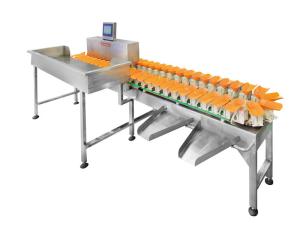 China Circular Weight Sorter Machine 500g MultiWeight For Seafood Fish Shrimp factory