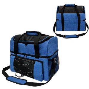 China Customized Sports Bowling Tote Bag Bowling Extra Accessories Two Balls Tote Bag With Padded Ball Holder factory