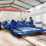 50T Spraying Furnace Rail Transfer Trolley Hand Operated Battery Powered