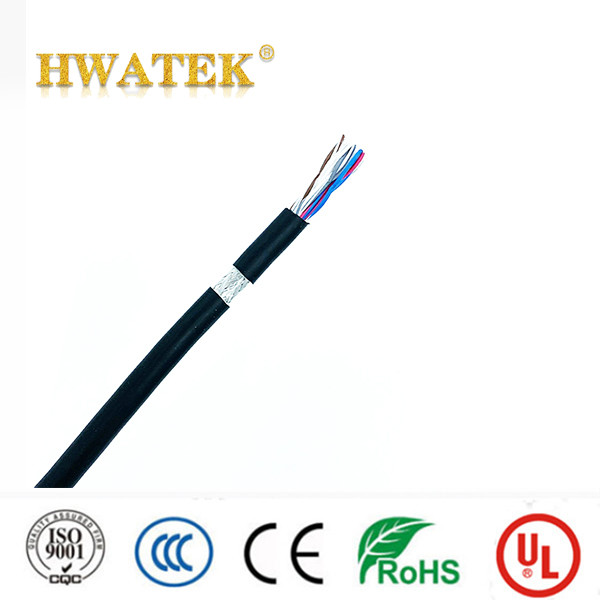 UL2517 2C * 18AWG Tinned Copper Stranded Oil & Water Resistant 300V -40 ~ 105℃ PVC Jacket Cable