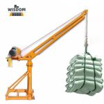 1000kg Lift Mini Cranes Portable 360 Degree For Construction