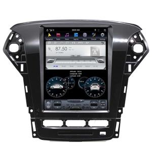 China 10.4 Inch PX6 Tesla Ford Mondeo Mk4 Head Unit HD 1080P Car Gps Head Unit factory