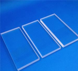 China Borosilicate Square Round Corner Optical Glasses Window factory