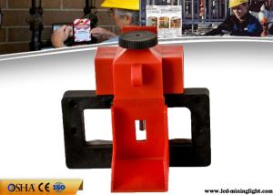 China Nylon PA Large Circuit Breaker Lockout Clamp - On Type 7 Mm Shackle Diameter factory