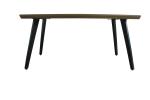 Thickened MDF 50mm H76cm Modern Wood Dinning Table