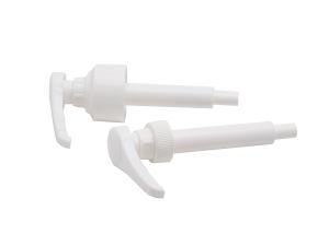 China 10cc White PP Plastic Coffee Syrup Pump Dispenser Non Toxic Material factory
