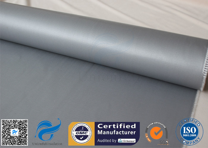 3732 590GSM 0.5MM Silicone Coated Fiberglass Fabric Fire Blanket High Strength