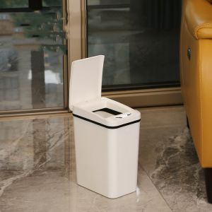 11L Smart Trash Can Office Bathroom Automatic Sensing Kitchen Trash Can Motion