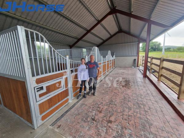 Bamboo Horse Stall Panels Horse Stable Barn With Standard Swing Door Included