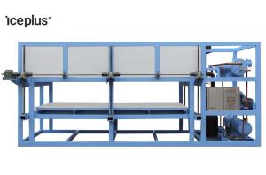 Blue White  Ice Block Making Machine Separated Big Capacity Evaporator