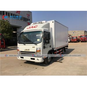 JAC 4X2 5T Refrigerator Box Truck For Transporting Frozen Fish