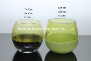 China Best design blown glass candle holder for decoration factory
