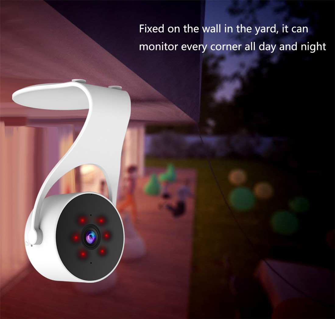 Cam 1080p HD Indoor Smart Home Camera With Night Vision, 2-Way Audio,One Pack, White(AC11)