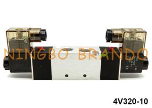 China 5 Way 2 Position Pneumatic Solenoid Valve 4V320-10 Airtac Type 12VDC factory