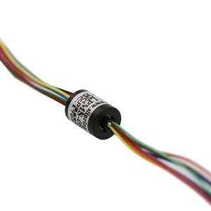 China Electrical Capsule Slip Ring 8 Circuit LPMS-08A factory