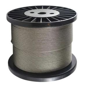 China 1/4&quot; T304 Stainless Steel Cable 350FT Aircraft Cable factory
