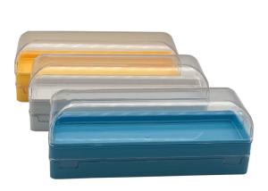 China Clear PS Top Double Layer Kids Custom Glasses Cases factory